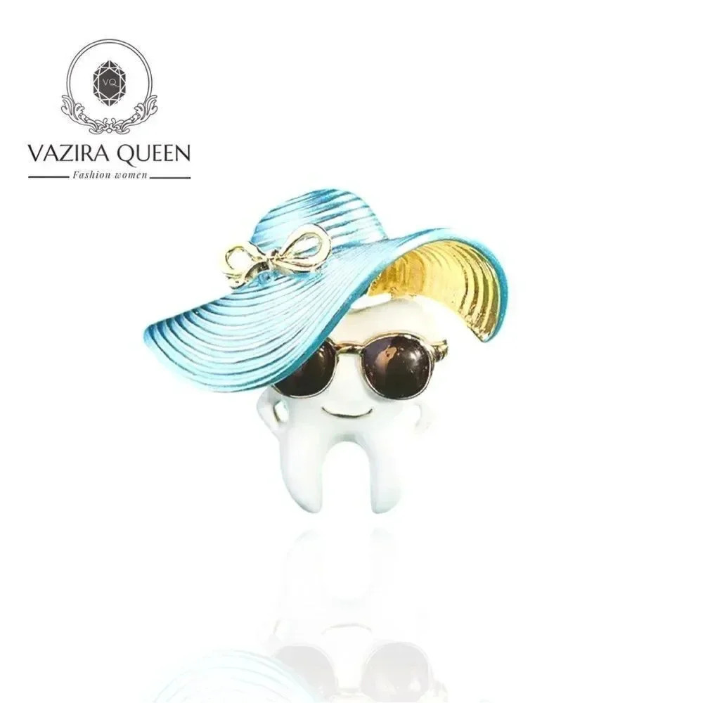 VQ Tooth Brooch - Picture 1 of 6